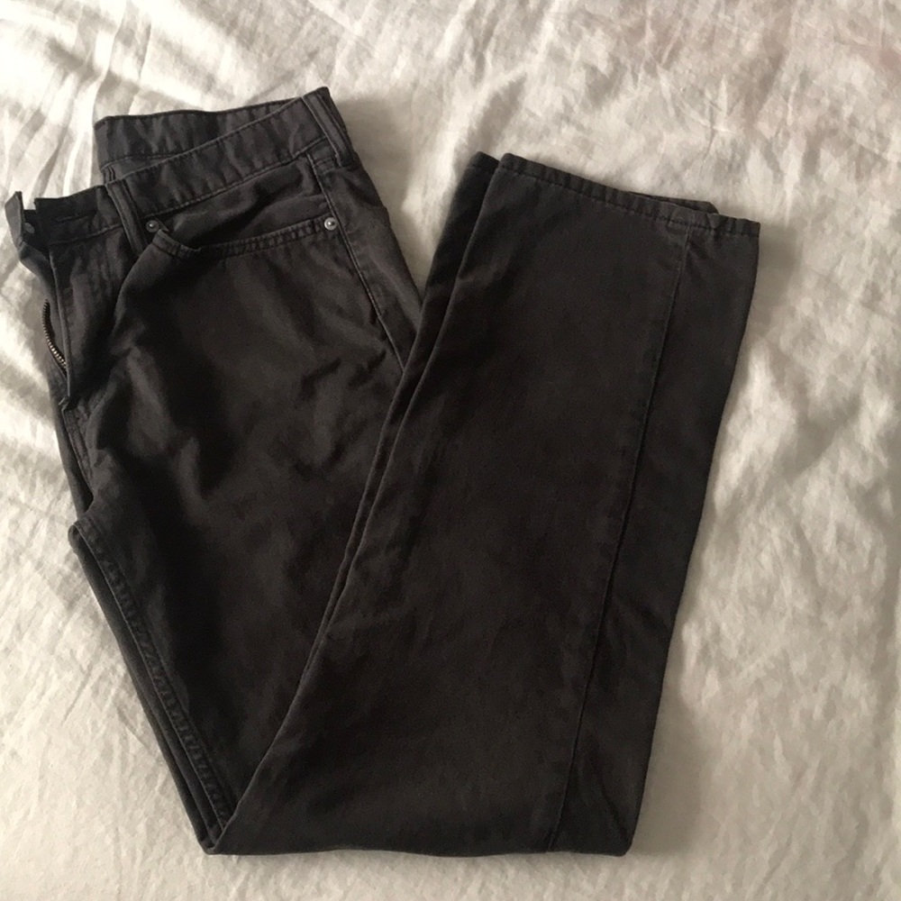 Men’s brown Levi’s 514 straight leg twill pant